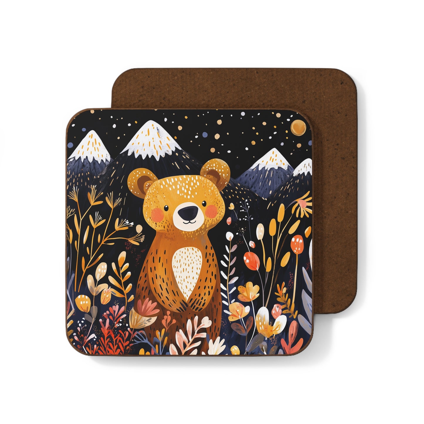 Starlit Meadow Bear Coaster