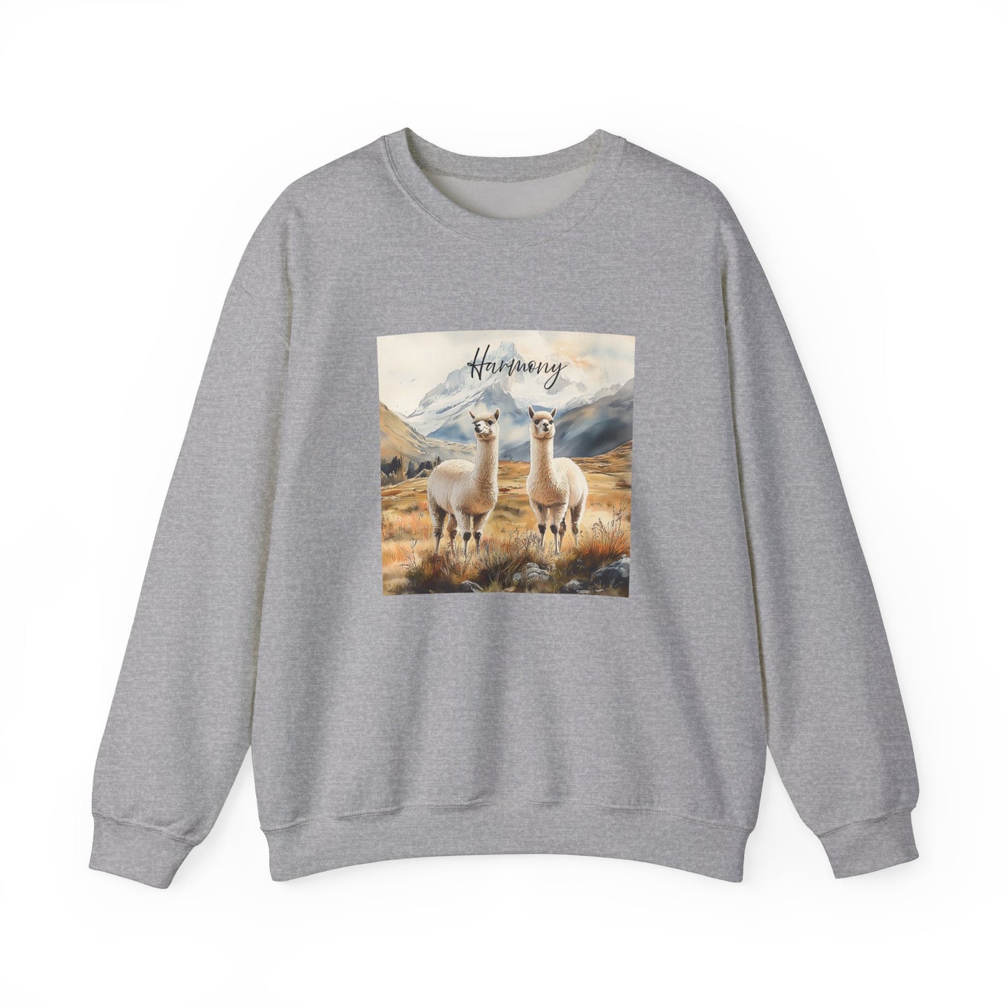 Alpaca Harmony Nature-inspired Crewneck Sport Grey