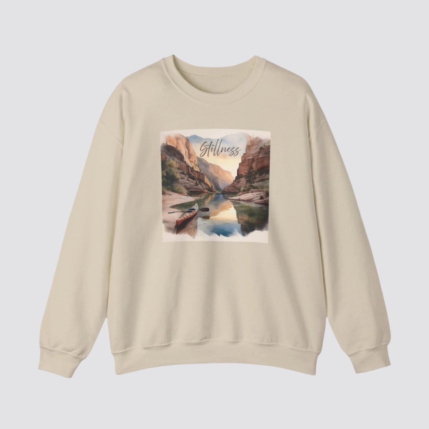 Canyon Kayak Nature-inspired Crewneck Sand