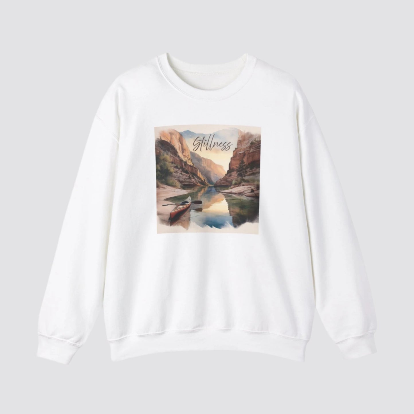 Canyon Kayak Nature-inspired Crewneck White
