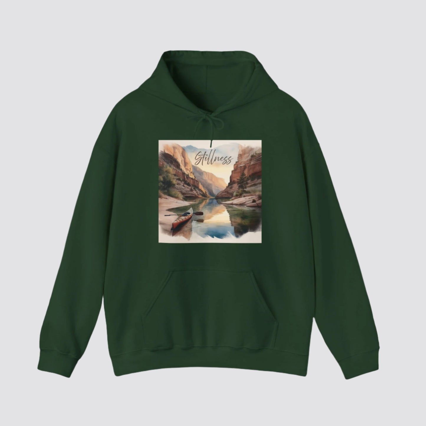 Canyon Kayak Nature-inspired Hooded Forest Green