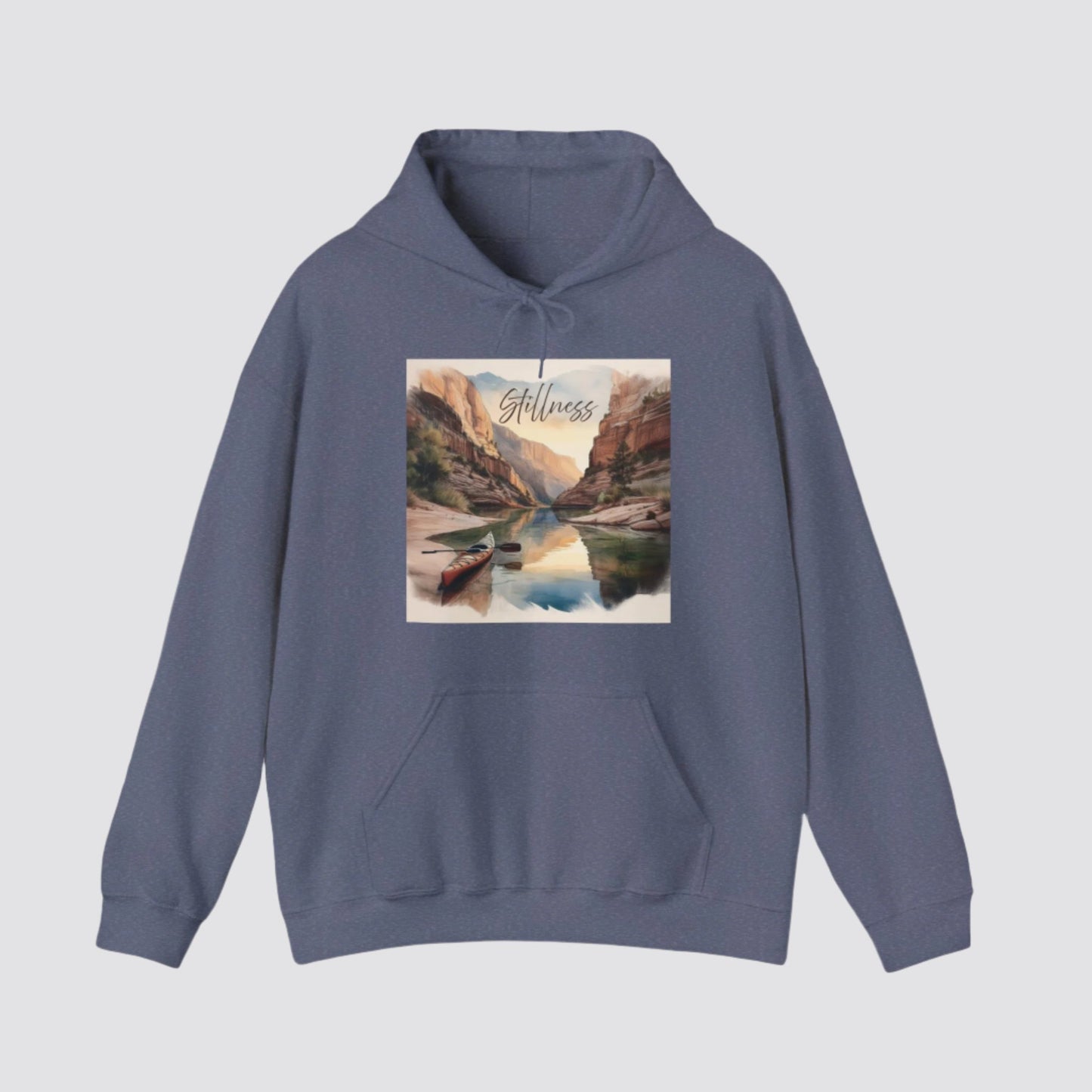 Canyon Kayak Nature-inspired Hooded Heather Navy