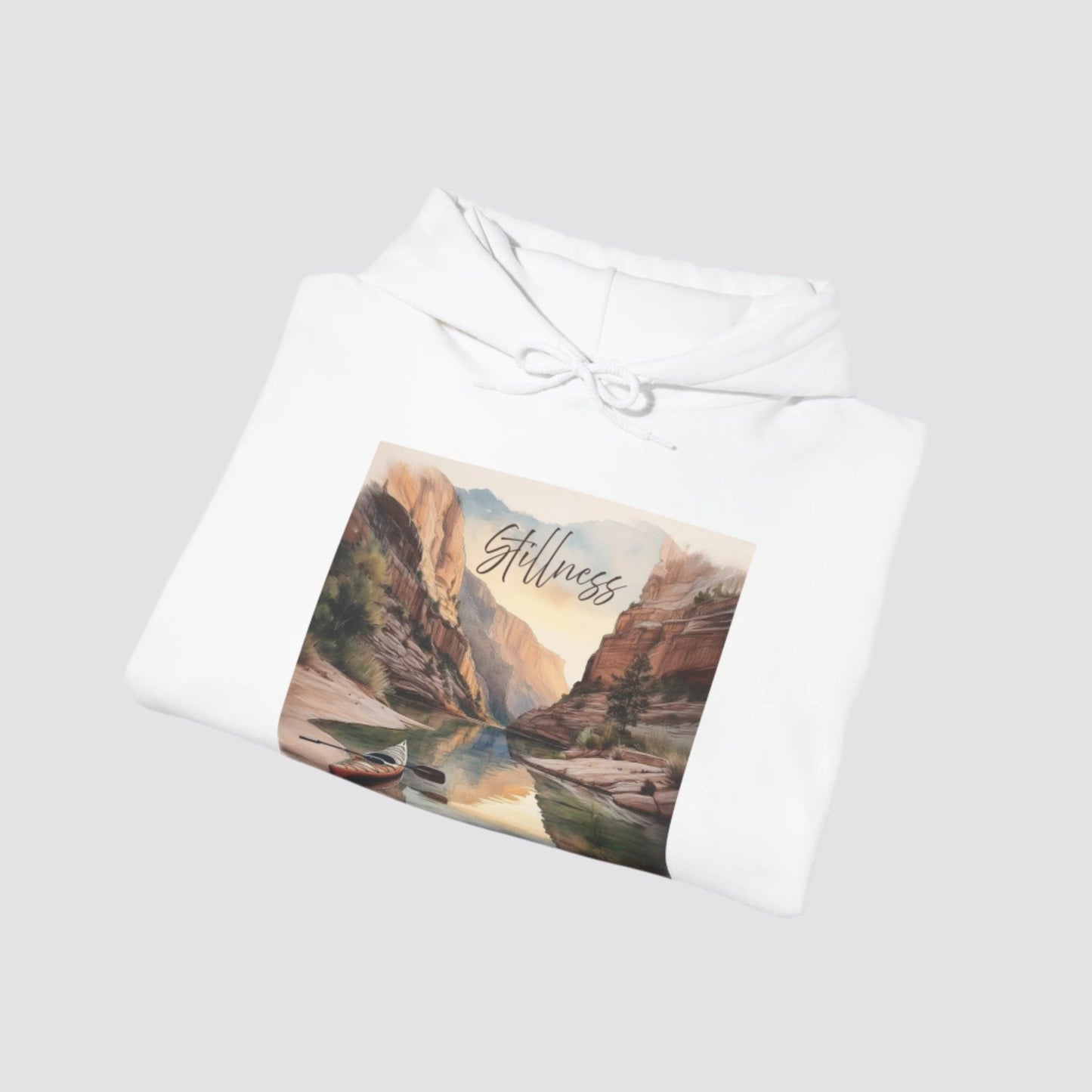 Canyon Kayak Nature-inspired Hooded White - Folded