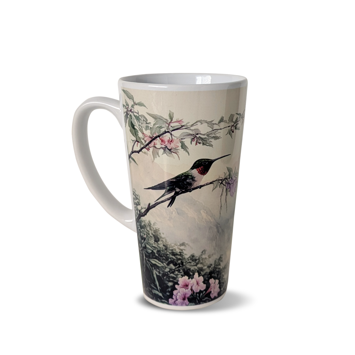 Hummingbird Latte Mug - Left View