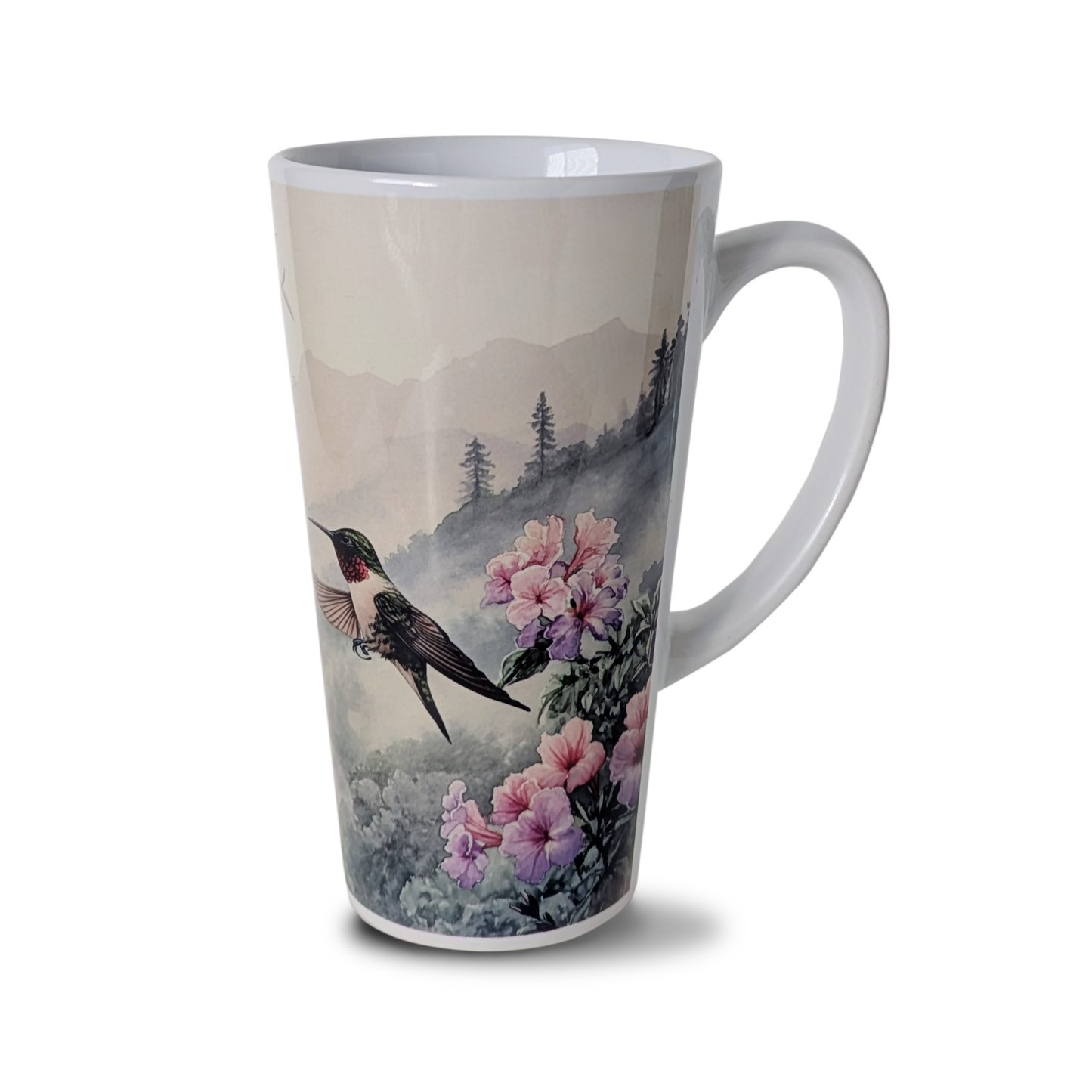 Hummingbird Latte Mug - Right View