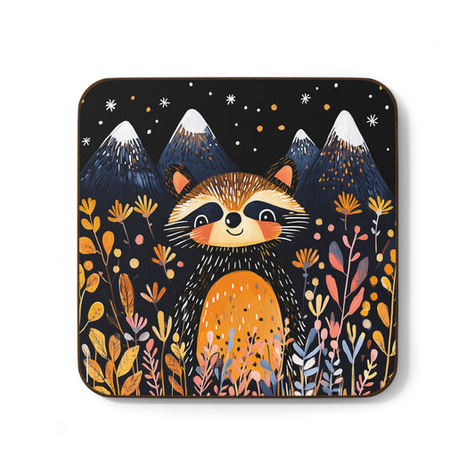 Starlit Meadow Raccoon Coaster