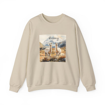 Alpaca Harmony Nature-inspired Crewneck Sand
