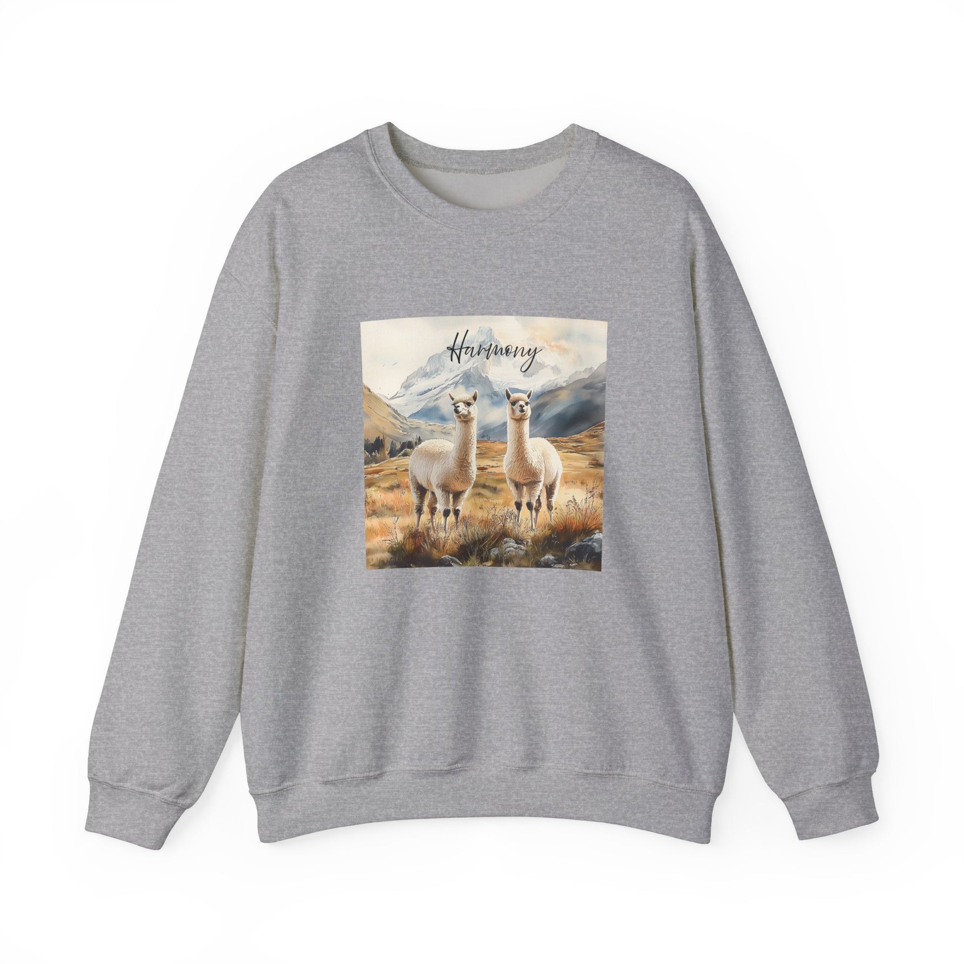 Alpaca Harmony Nature-inspired Crewneck Sport Grey
