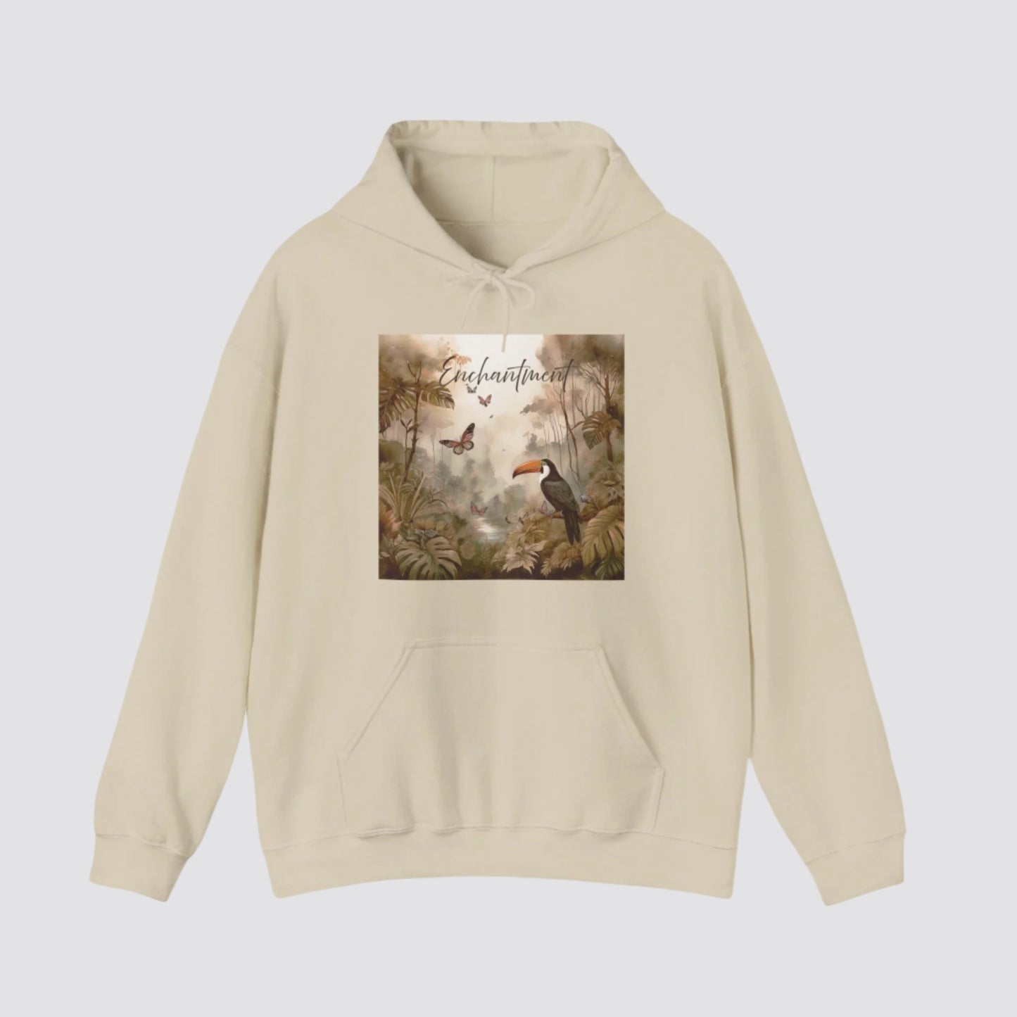 Enchanted Rainforest Nature-inspired Hooded Sand