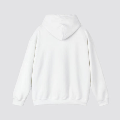 Enchanted Rainforest Nature-inspired Hooded White - Back - Hood Down