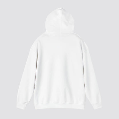 Enchanted Rainforest Nature-inspired Hooded White - Back - Hood Up