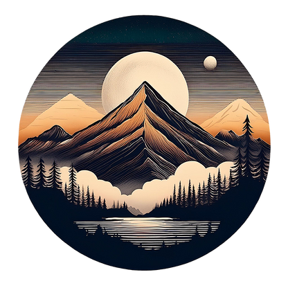 Mountain, Forest & Lake Nature-inspired - Image