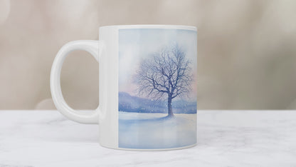 Winter's Dreams Nature-inspired Poetry Mug 15 oz - Video
