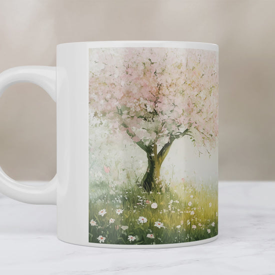 Spring’s Embrace nature-inspired Poetry Mug 15 oz - Video